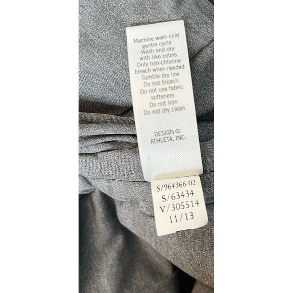 Athleta Vest Womens Extra Small Gray Vistaline Quilted Puffer Funnel Neck - Picture 14 of 14